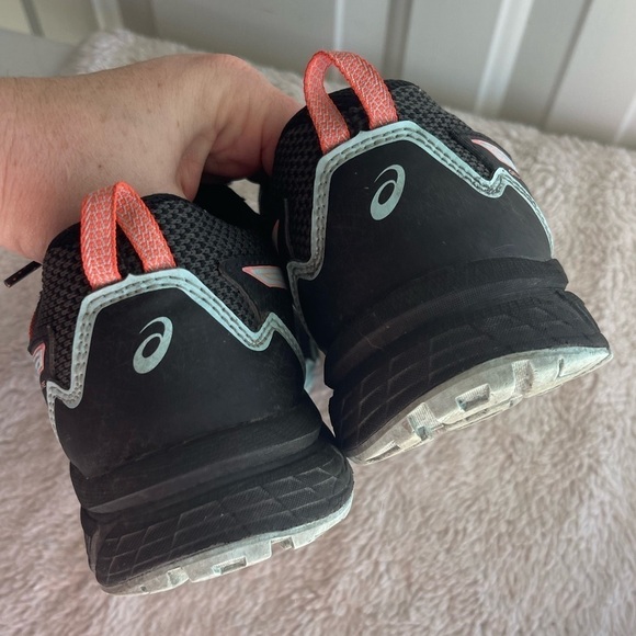 Asics Gel Venture 8 Trail Black pink blue Running Shoes - Picture 6 of 11